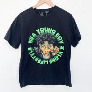 Young Boy NBA X Vlone Tshirt Size M